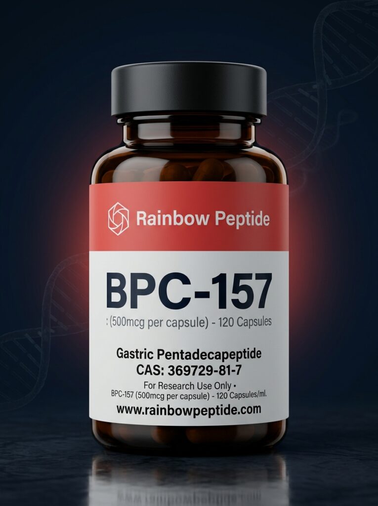 BPC 157 Capsules 500Mcg, Rainbow Peptide