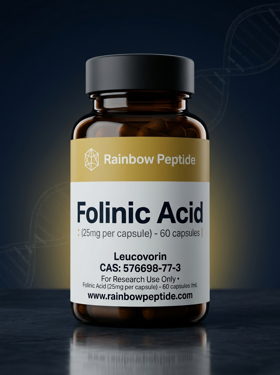 Folinic Acid Capsules 25Mg — Rainbow Peptide