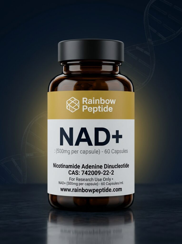 NAD+ Plus Capsules 500Mg, Rainbow Peptide